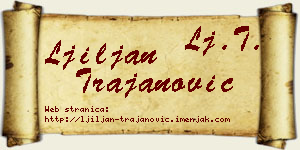 Ljiljan Trajanović vizit kartica